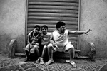 019 - Marcello e i due gemelli posano per un ritratto - Gaetano Massa - Napoli